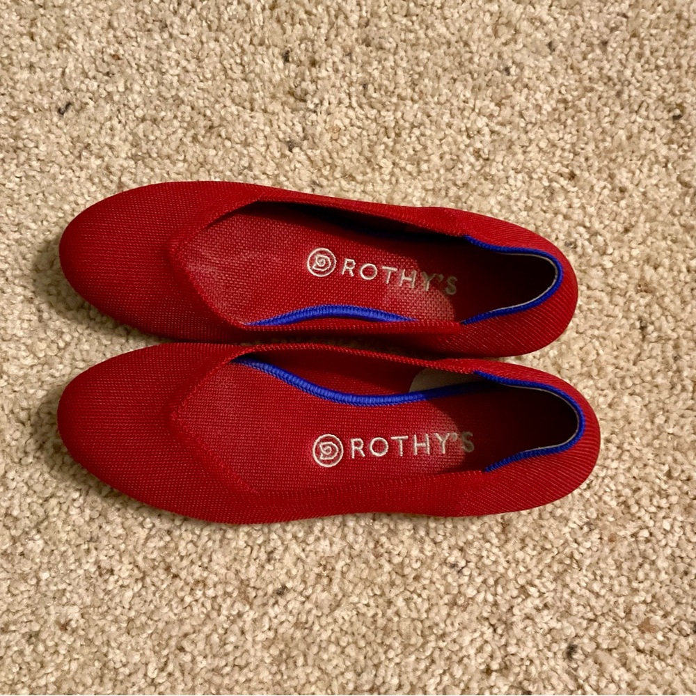 Rothy's Red Flats